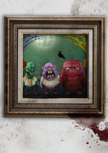 Zombie painting poster