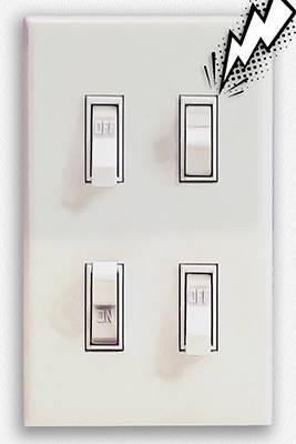 Light switch hint